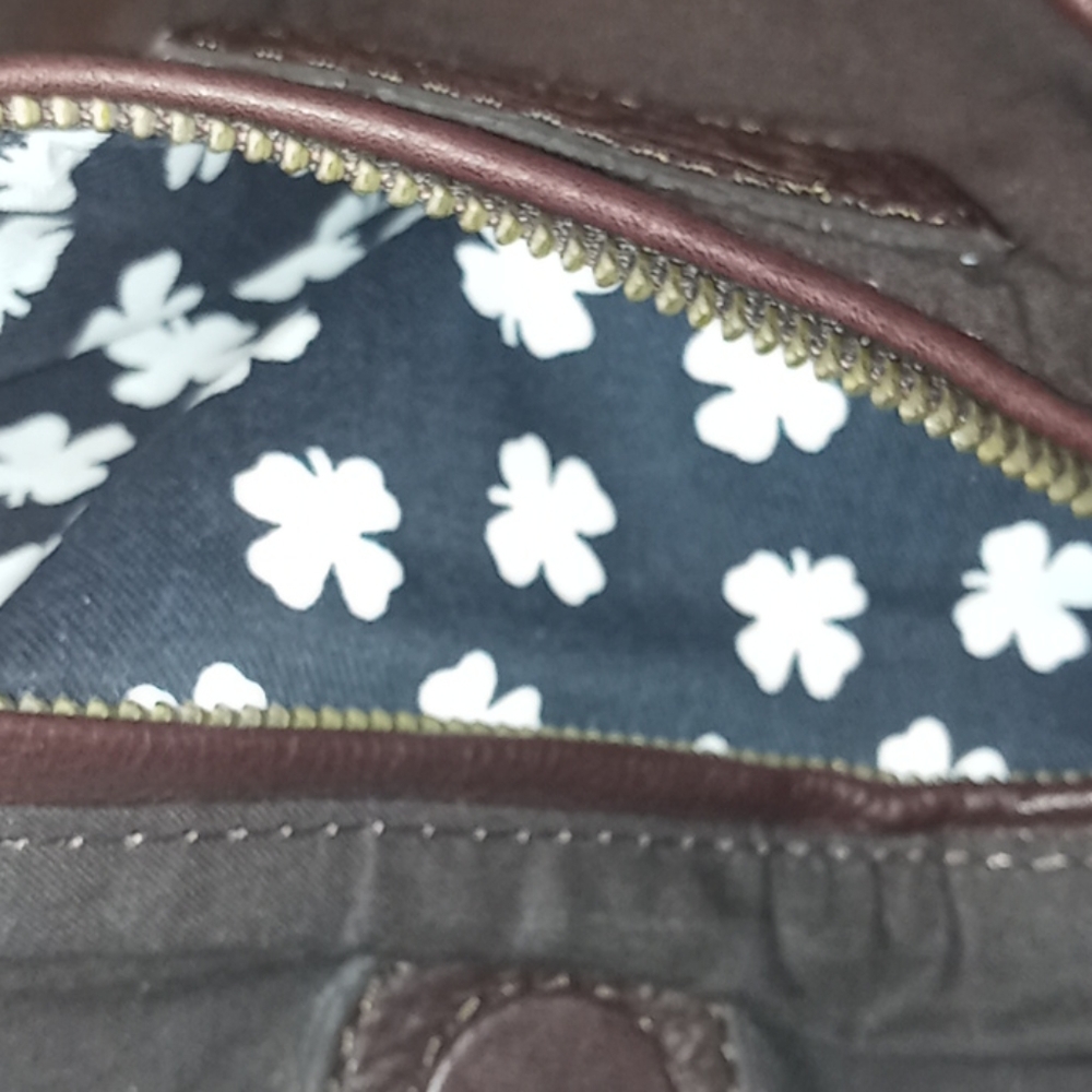 LUCKY BRAND Red/Black Checkered Hobo Bag Purse - Picture 11 of 13